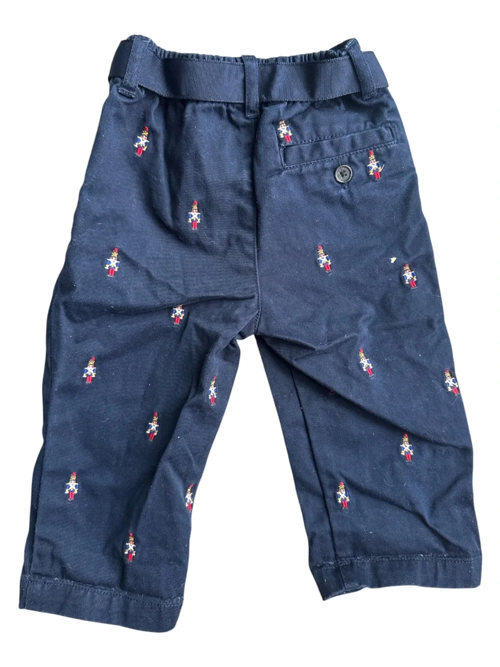 Ralph Lauren Ralph embroidered pants featuring a festive nutcracker & plaid top